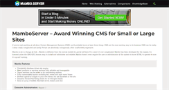 Desktop Screenshot of mamboserver.com